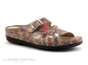 Achat chaussures Pedi Girl Femme Mule, vente Pedi Girl LOW VERNIS - Rose vernis - Mule confort Femme