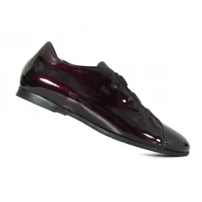 Derby en cuir vernis Moda Di Fausto tendance bordeaux | Igert