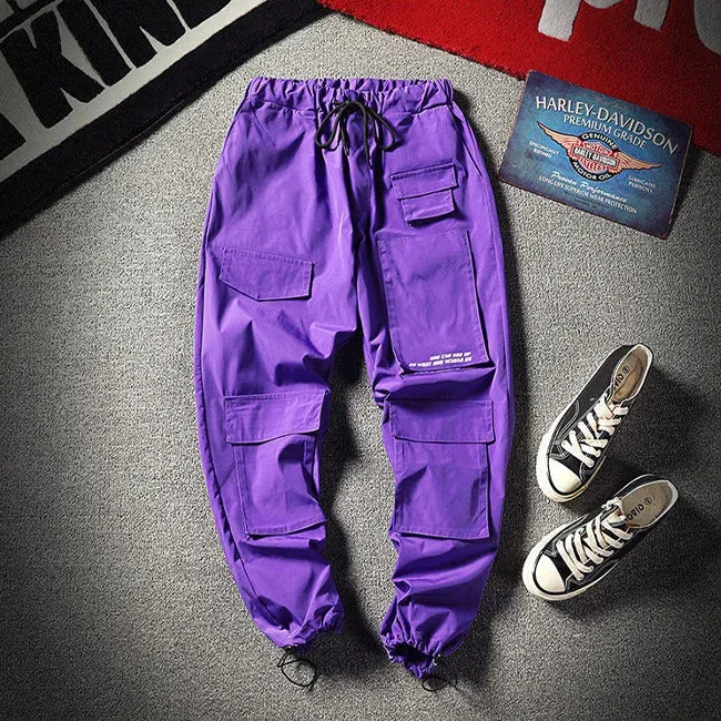 PANTALON CARGO HOMME VIOLET URBAIN